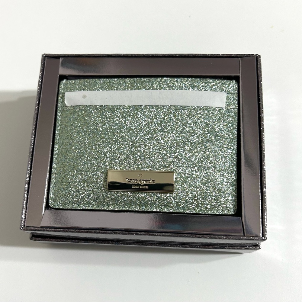 Kate Spade Glittery Small Card Holder, NIB‎
